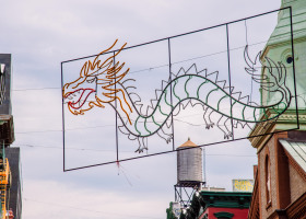 New-York: China-Town und Drache