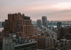 New York: Bick auf den East River